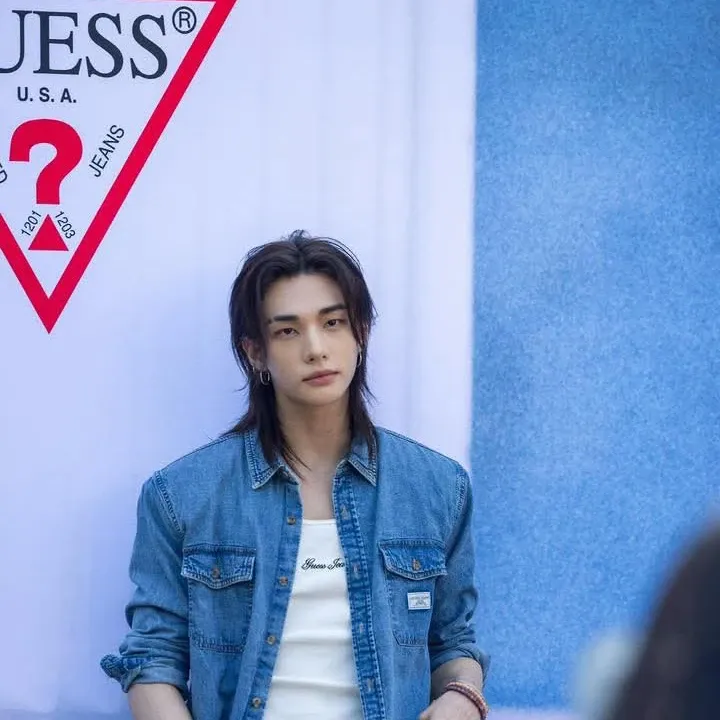 Behind-the-scenes cut of Hyunjin (Stray Kids)