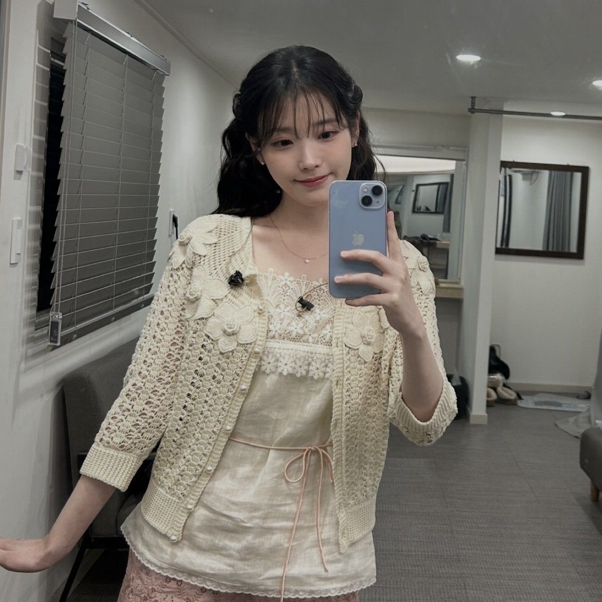 IUの舞台裏ショット