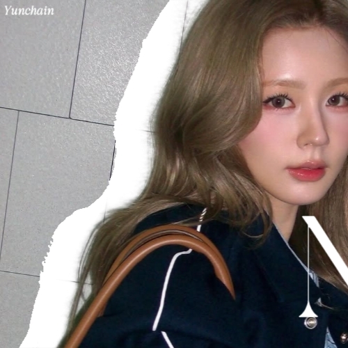 Recent activity shot of Miyeon (i-dle)