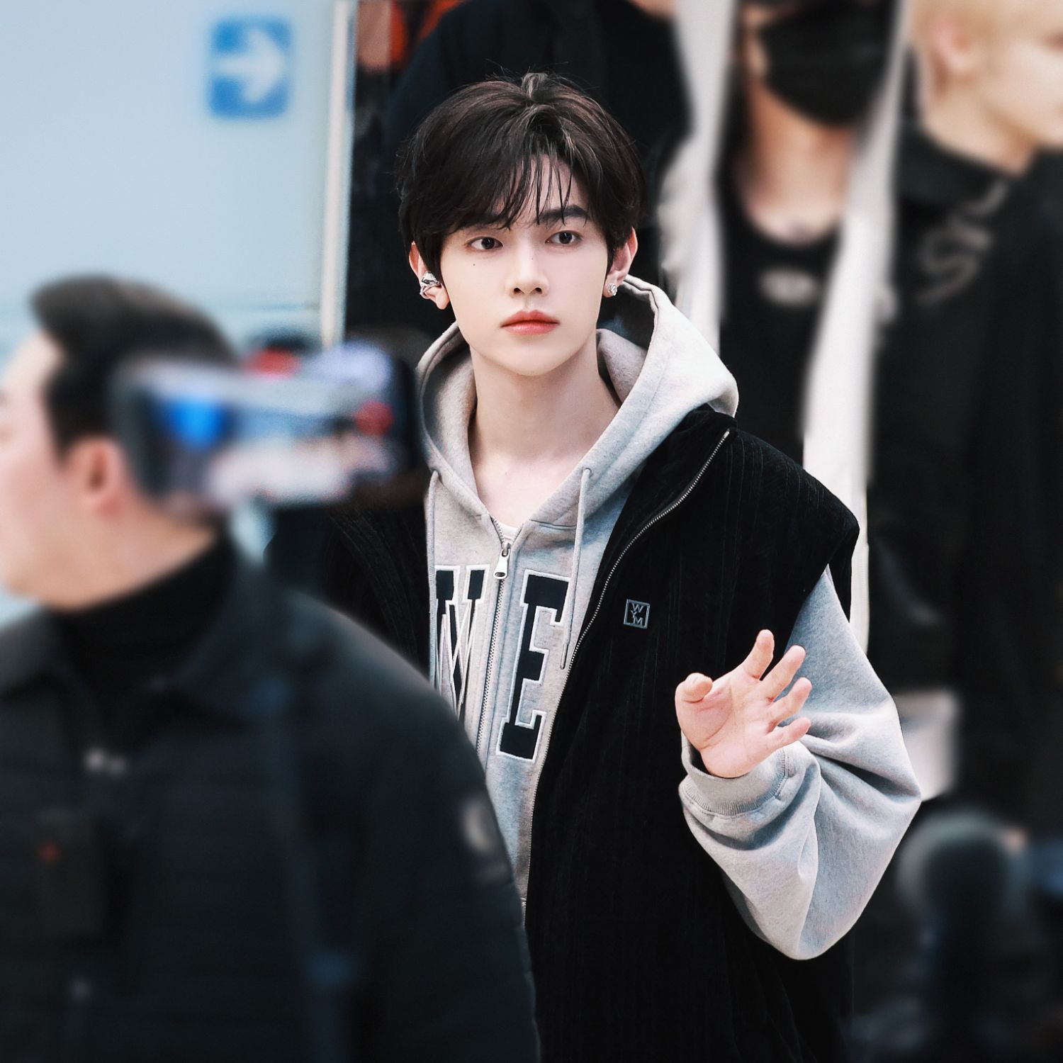 Recent activity shot of Zhang Hao (ZEROBASEONE)