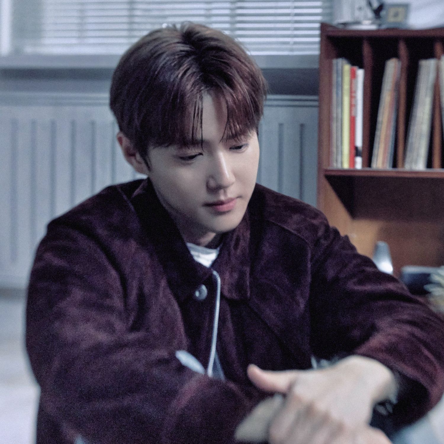 Recent activity shot of Suho (EXO)