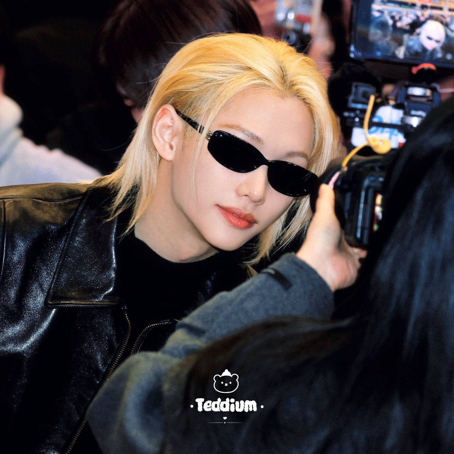 A moment captured by Felix (Stray Kids)'s fan