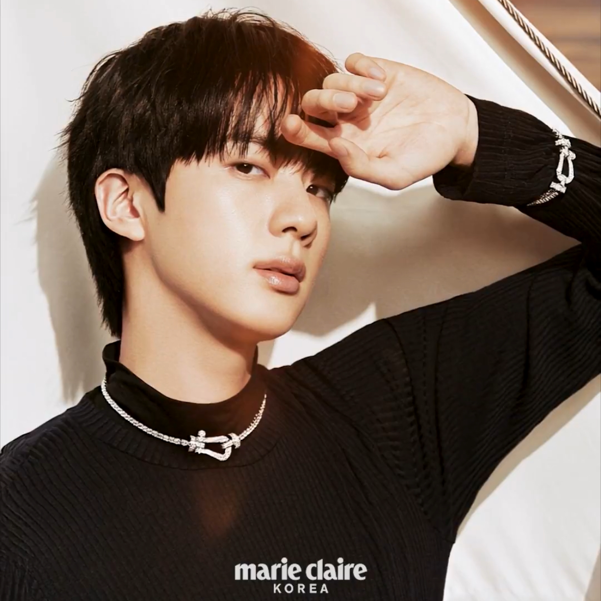 Recent activity shot of Jin (BTS)
