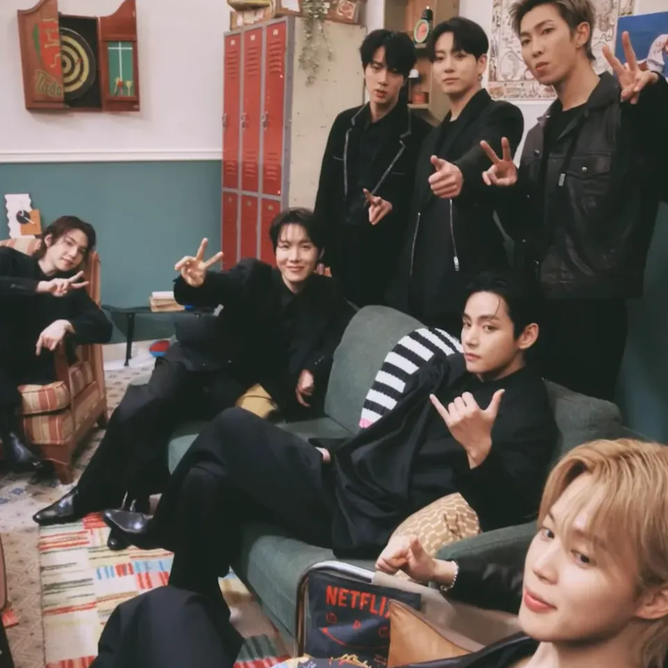 A moment captured by BTS's fan