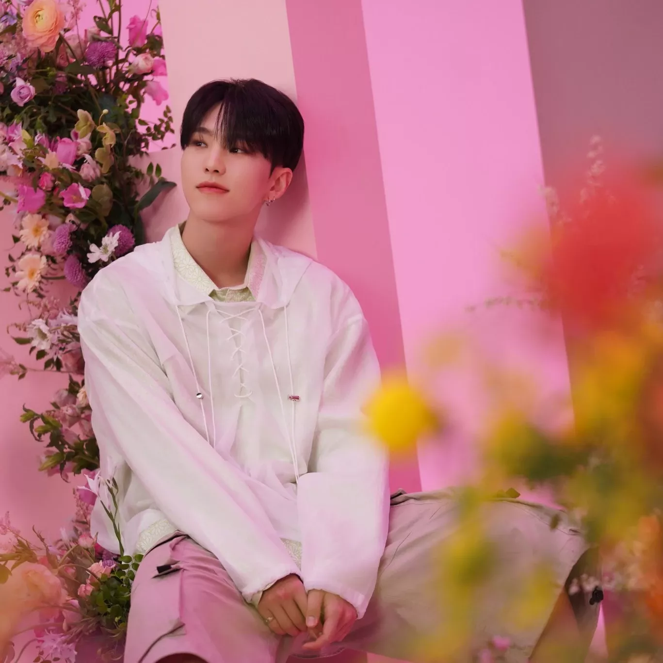 Recent activity shot of Hoshi (SEVENTEEN)