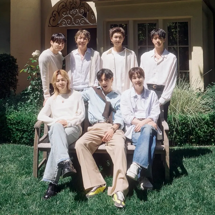 A moment captured by BTS's fan