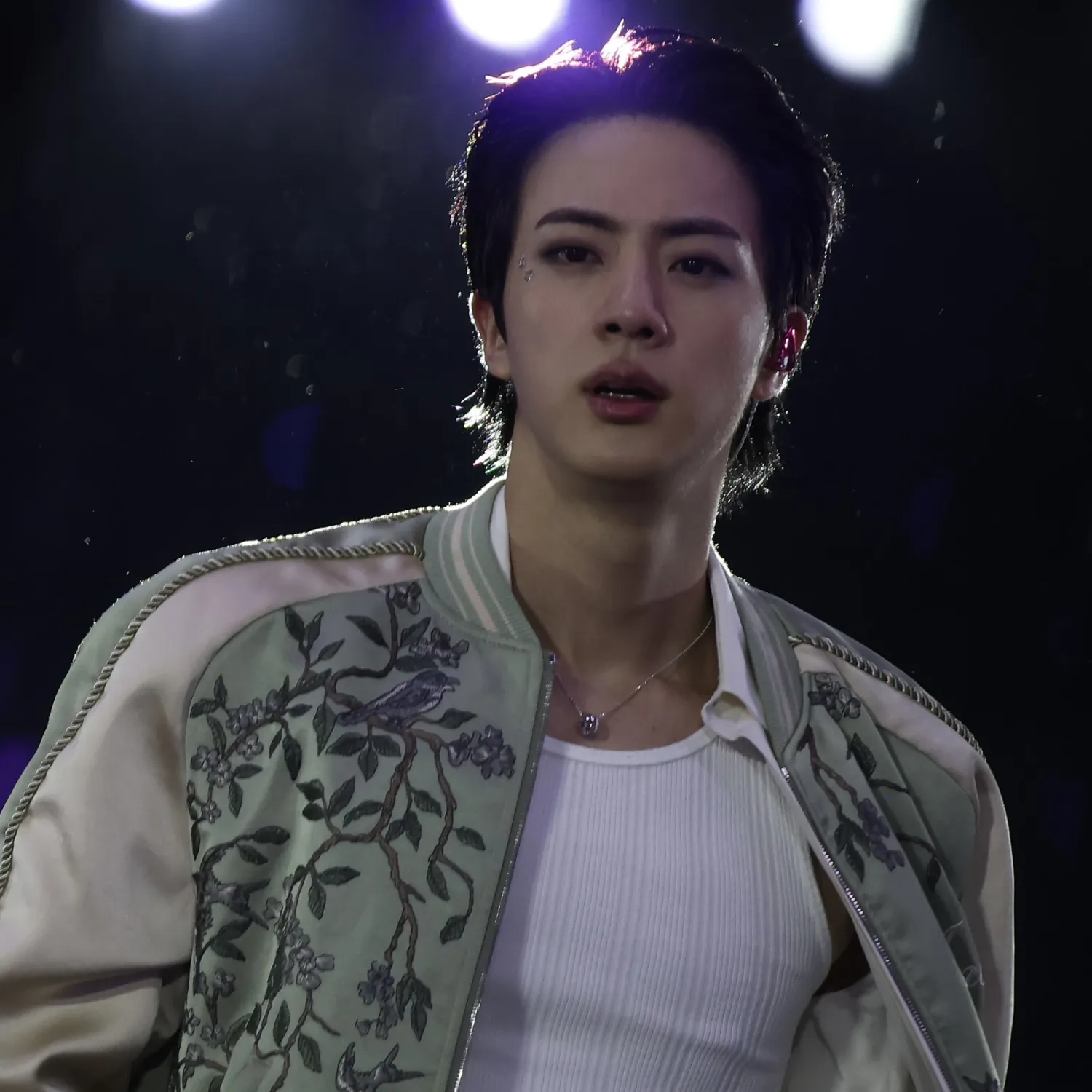 Recent activity shot of Jin (BTS)