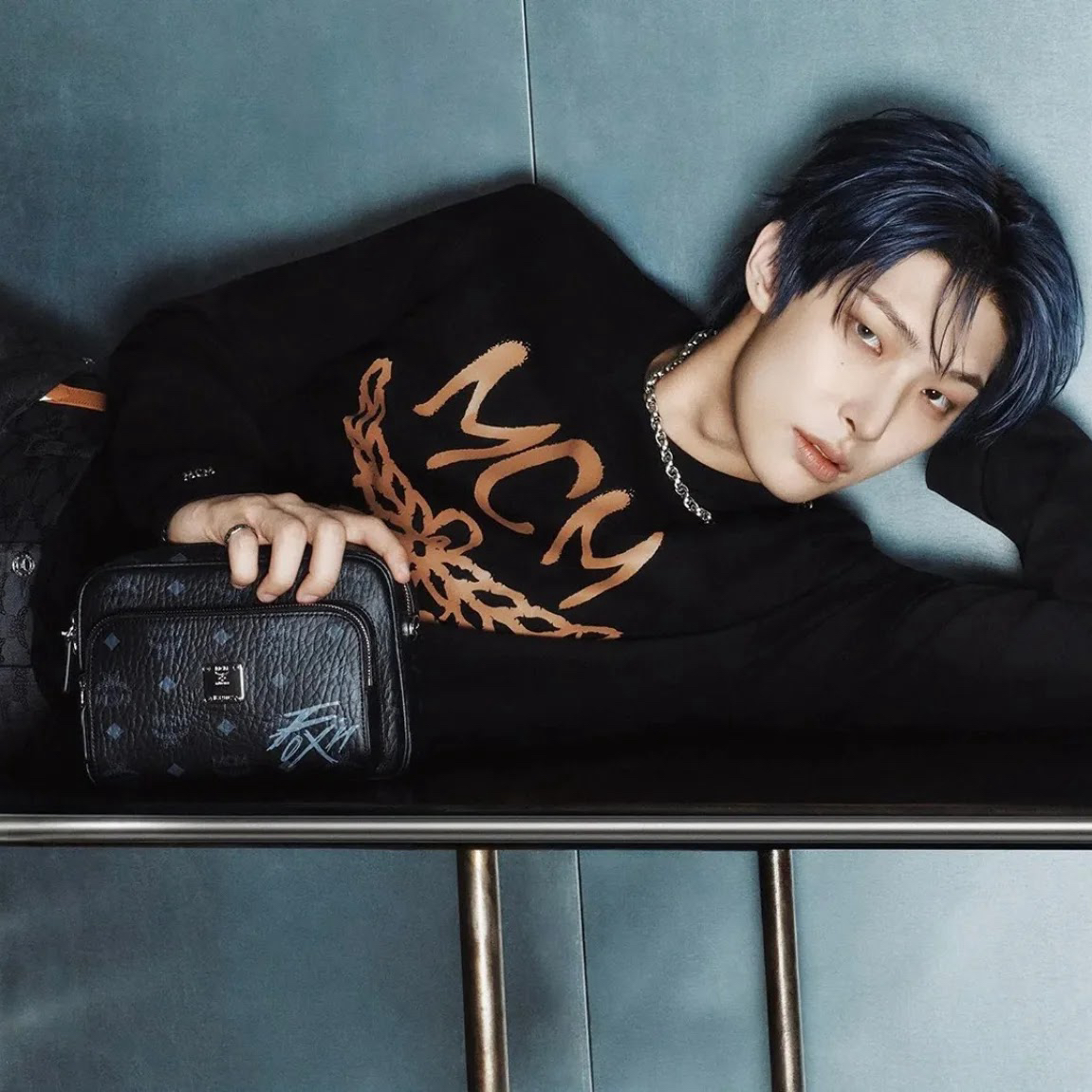 A moment captured by Mingi (ATEEZ)'s fan