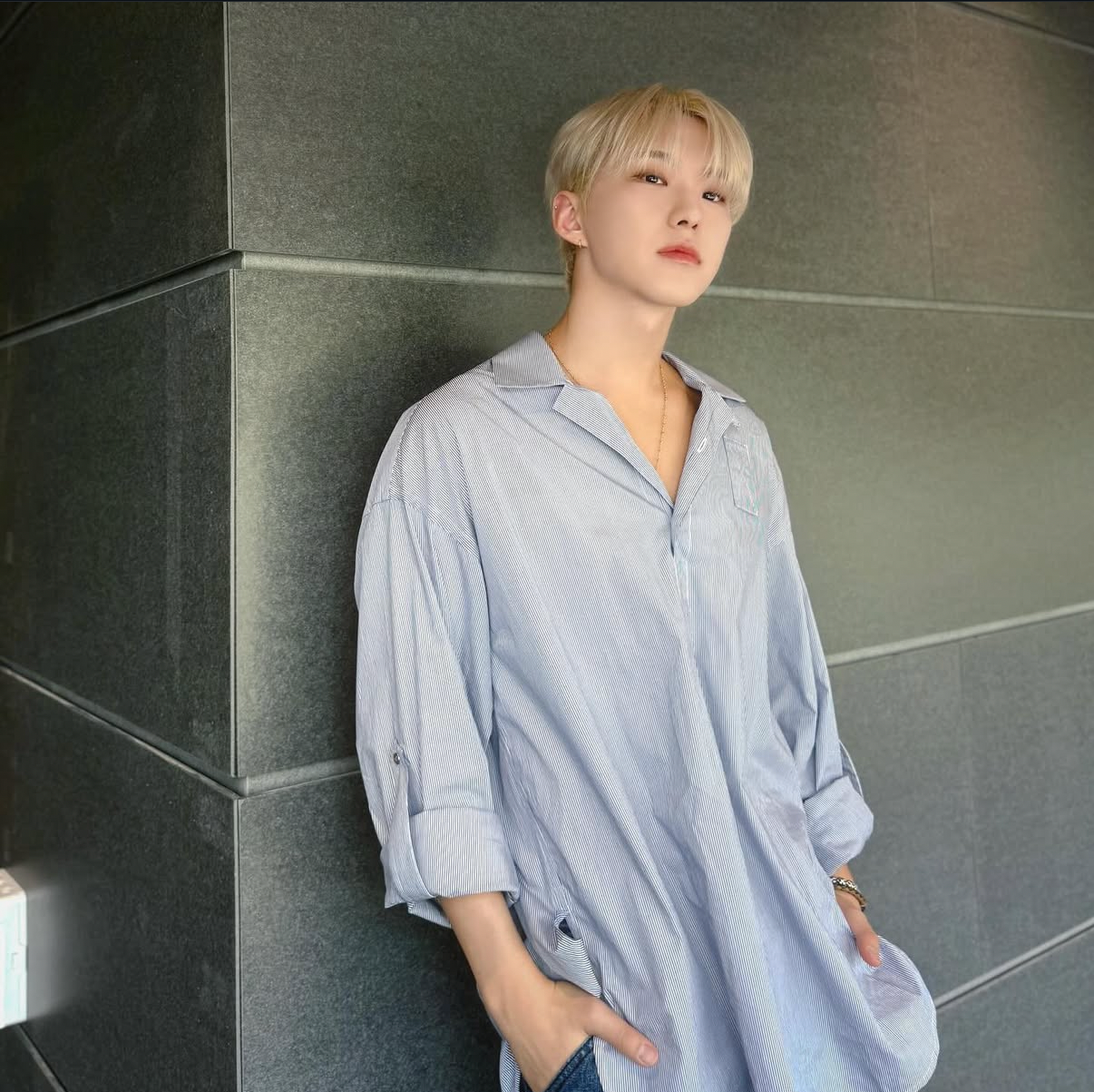 Recent activity shot of Hoshi (SEVENTEEN)