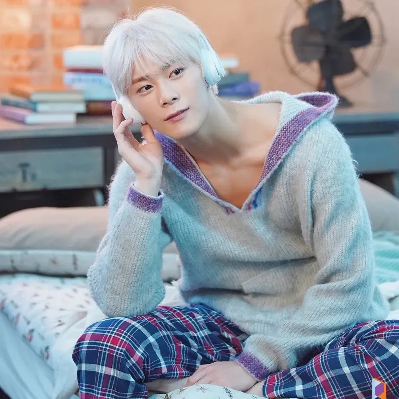 A moment captured by Moonbin (ASTRO)'s fan