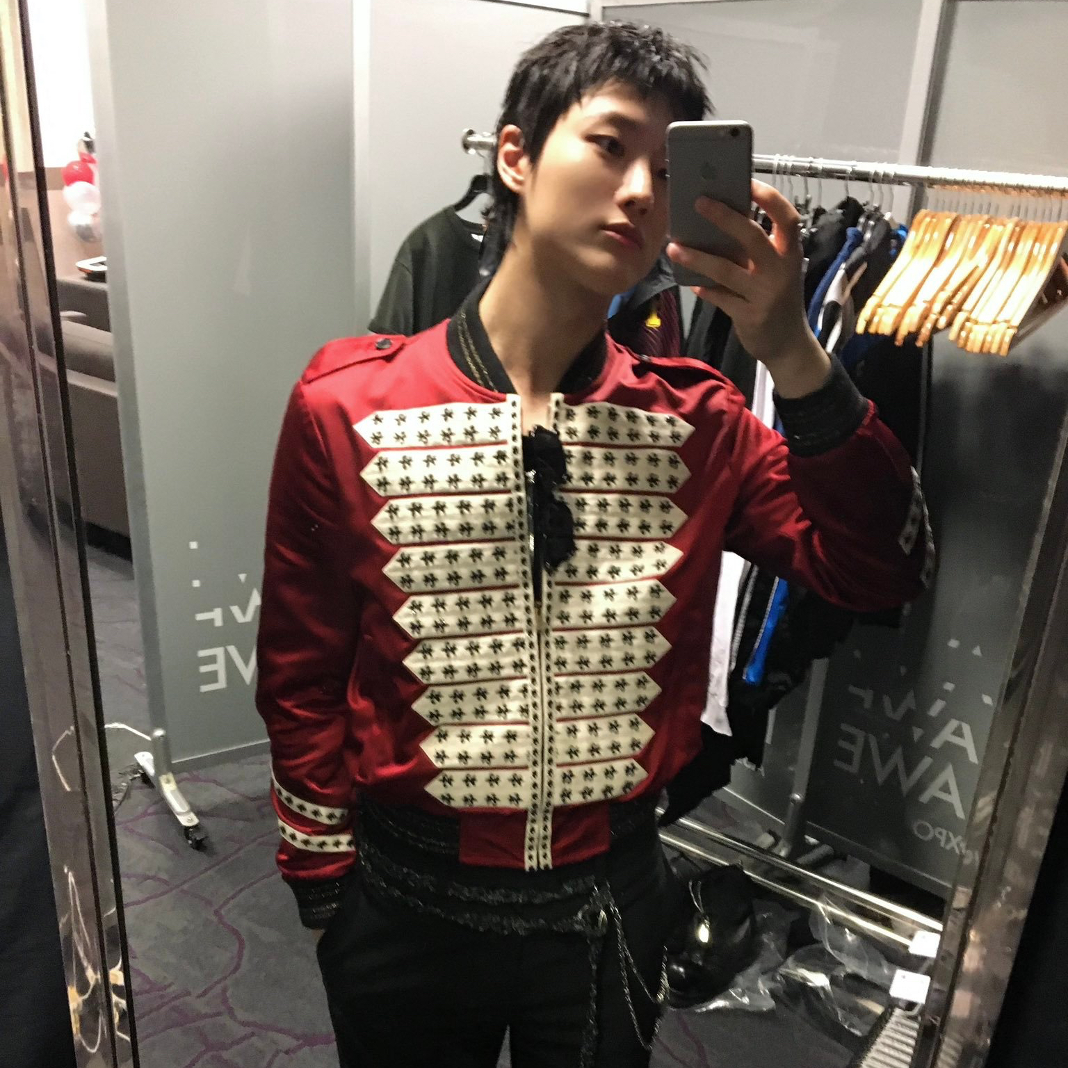 A moment captured by WOODZ's fan