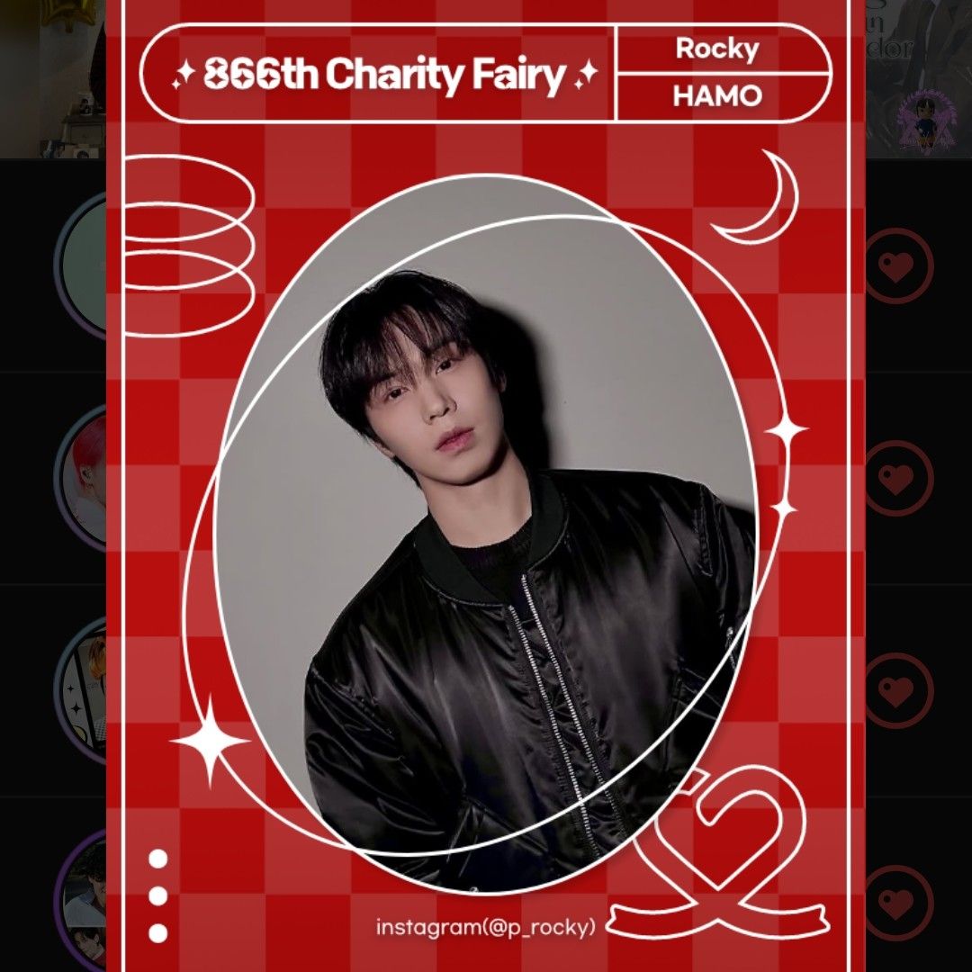 A moment captured by Rocky's fan