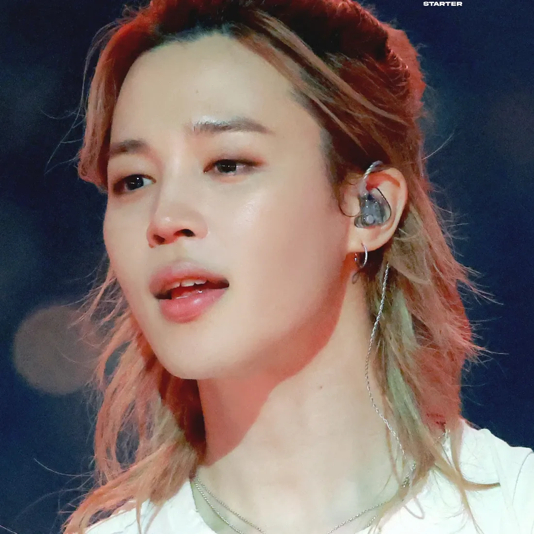 Recent activity shot of Jimin (BTS)