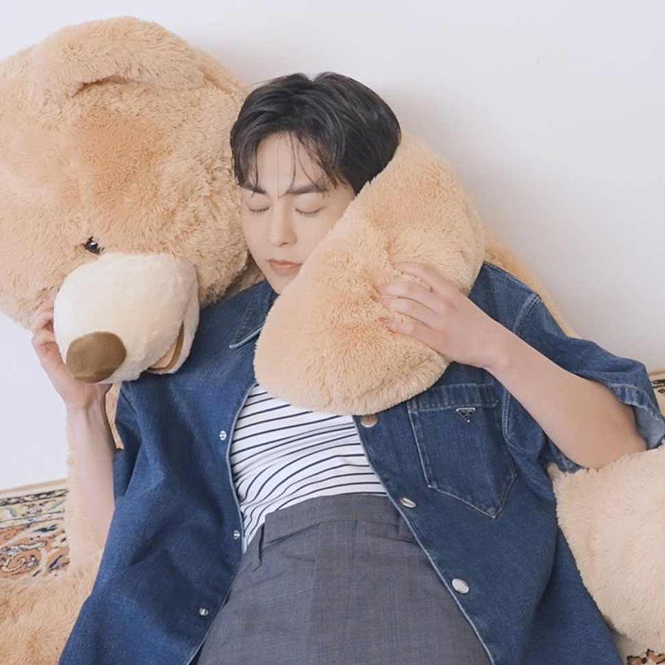 Recent activity shot of Xiumin (EXO)