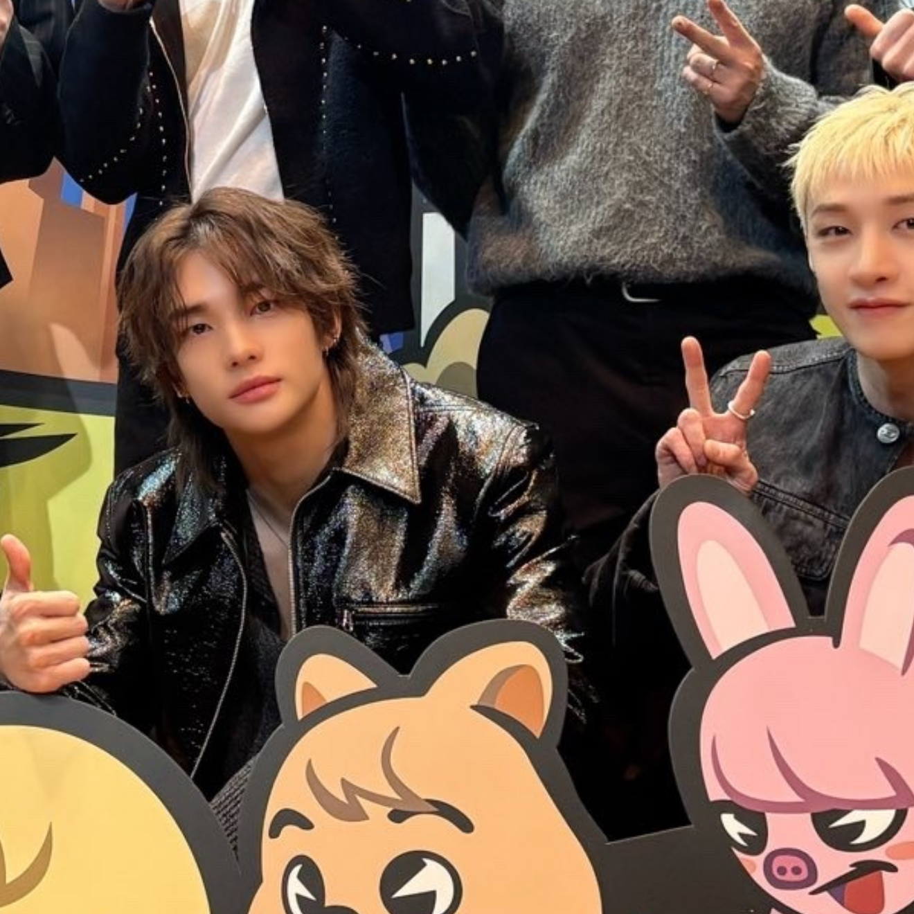 A moment captured by Hyunjin (Stray Kids)'s fan