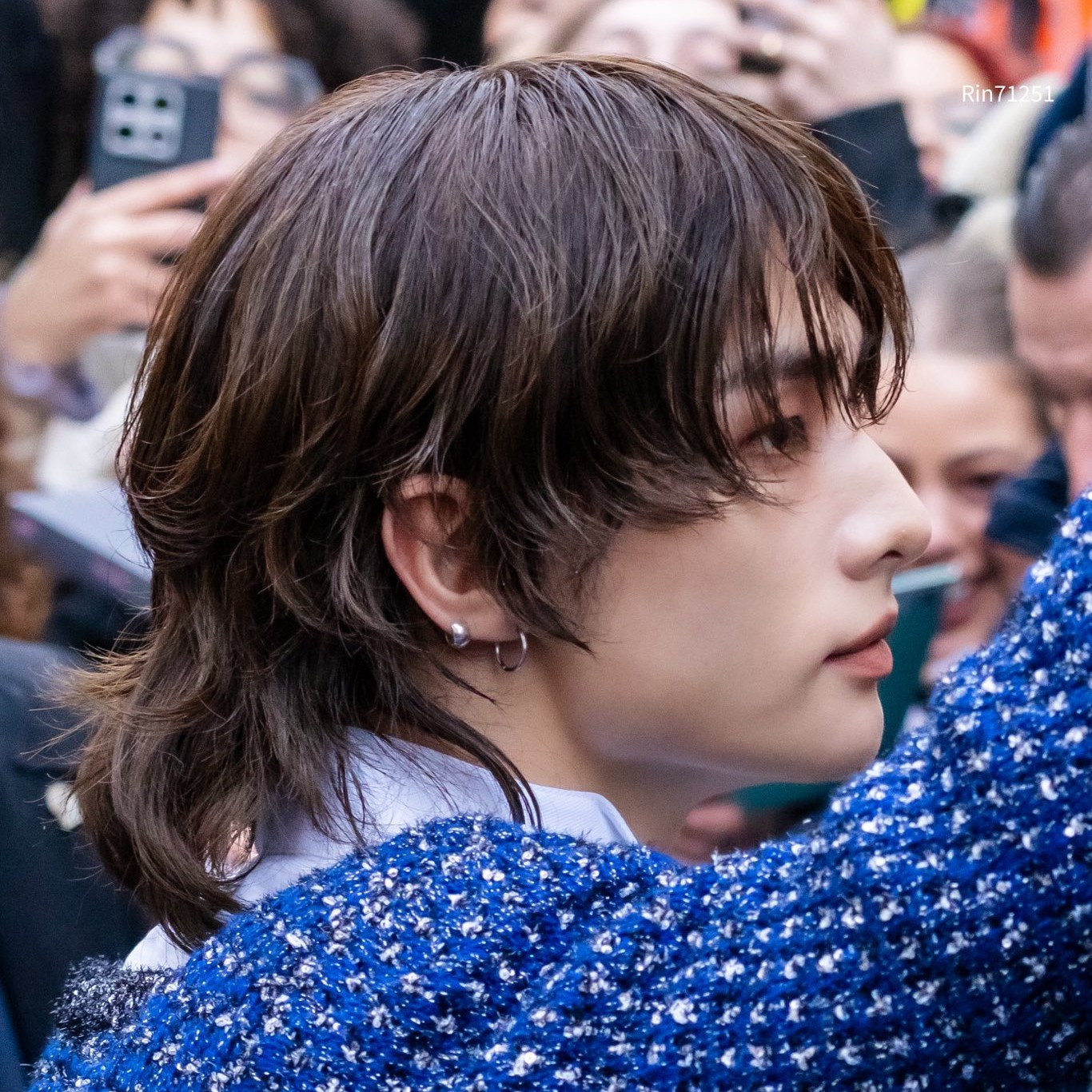 Recent activity shot of Hyunjin (Stray Kids)