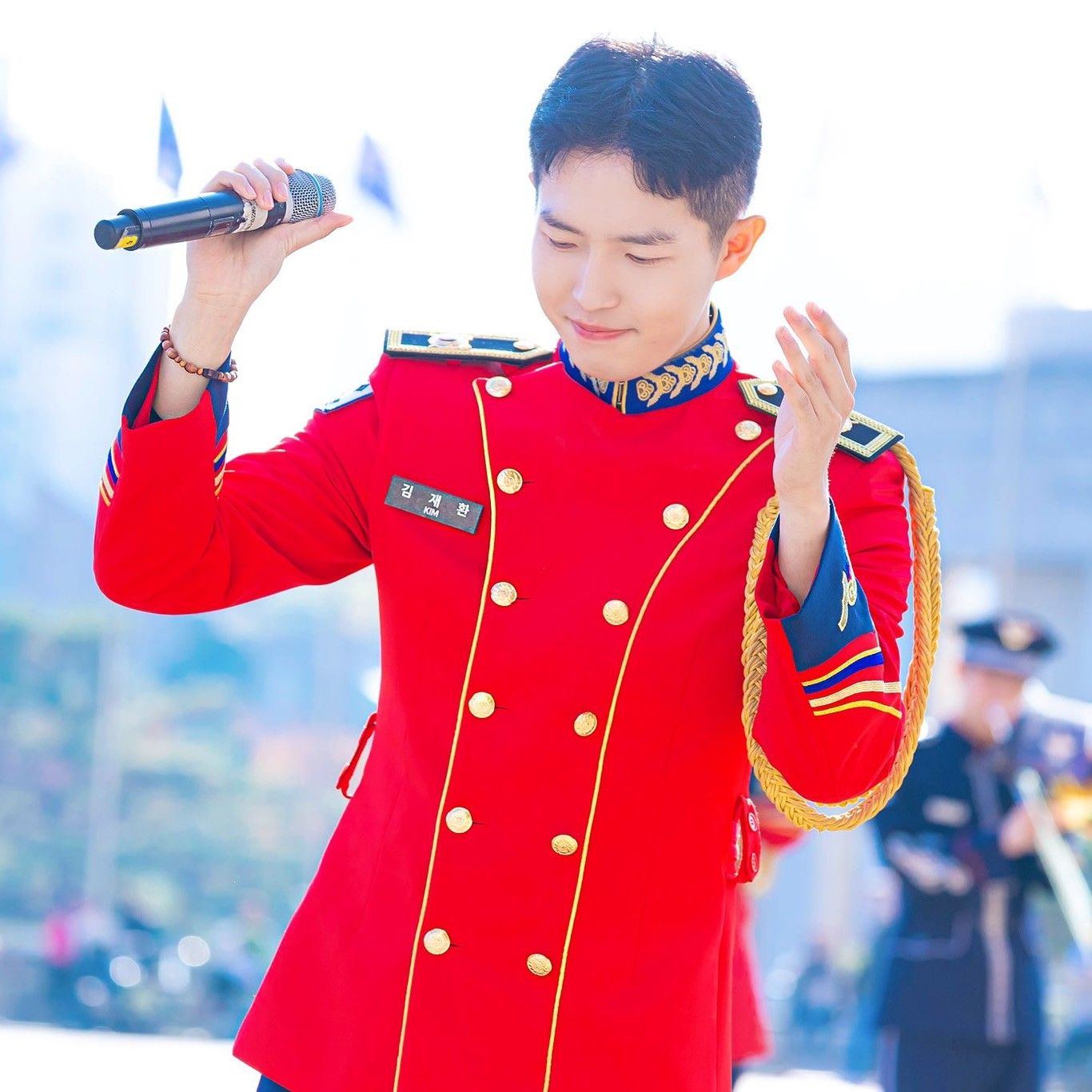 金在奐粉絲拍下的瞬間