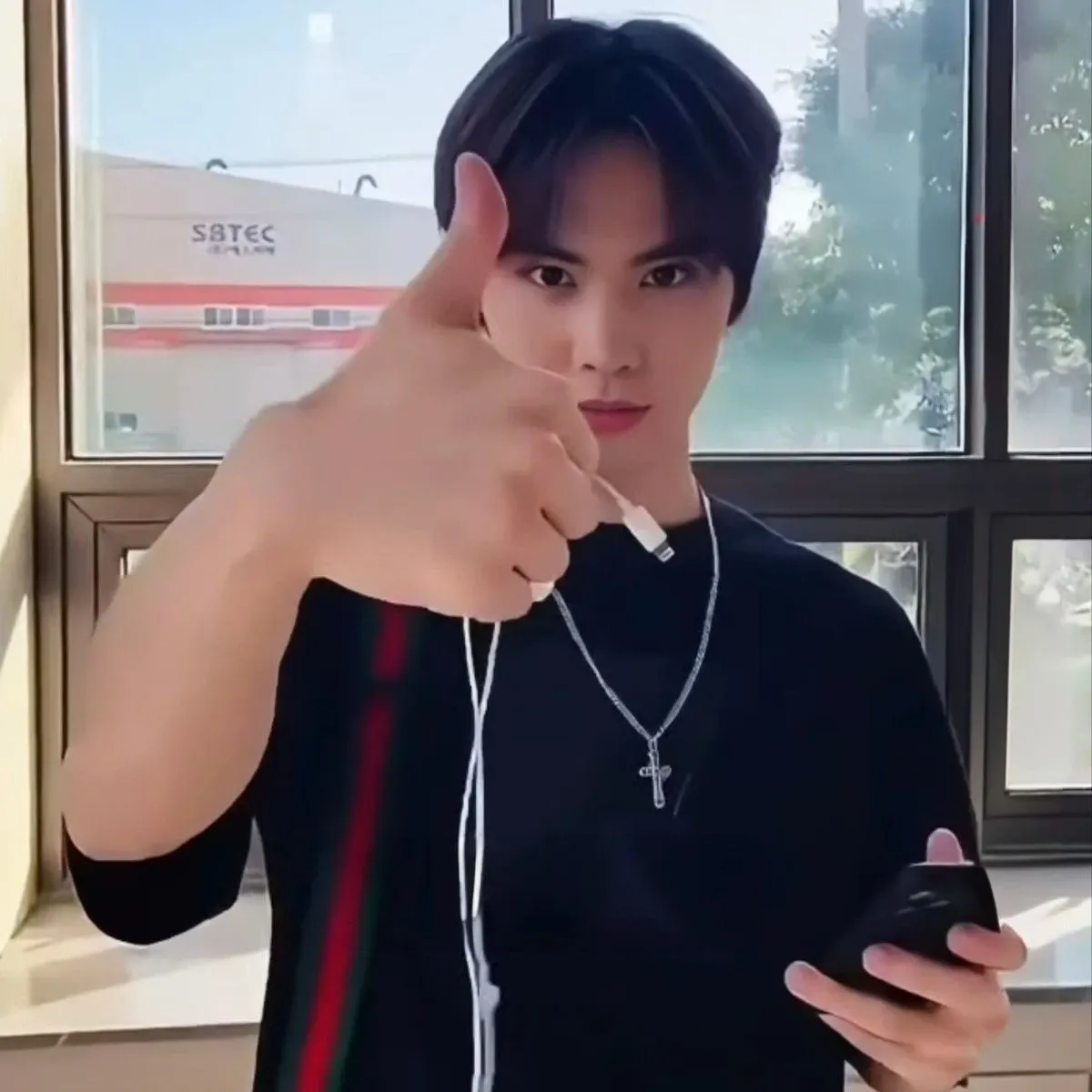 A moment captured by Rocky's fan