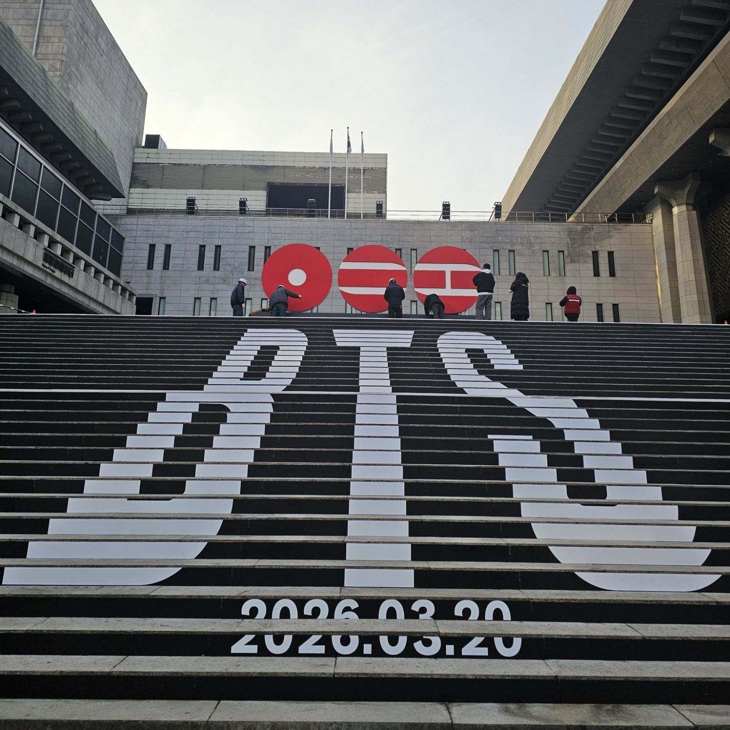 BTSの舞台裏ショット