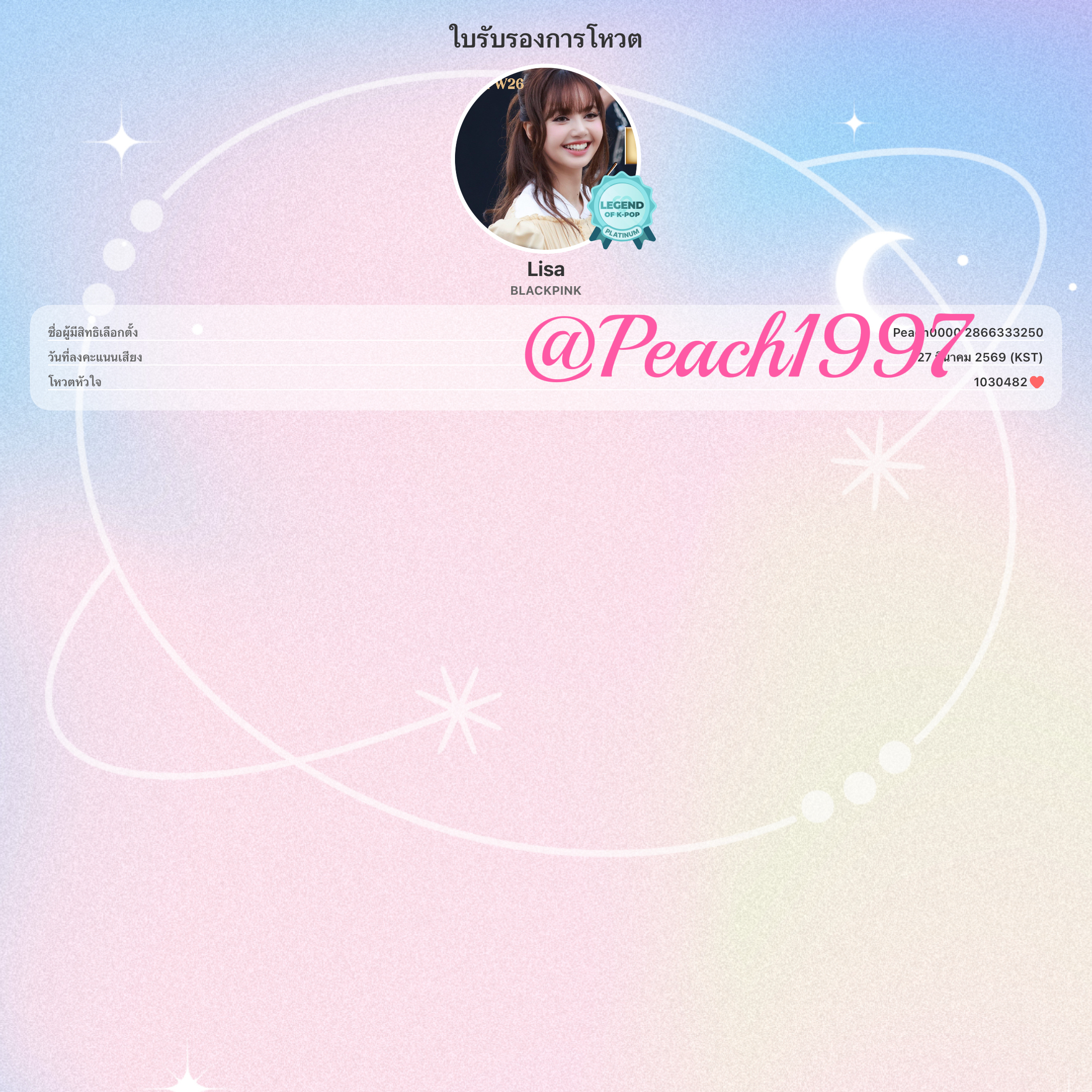 Foto aktivitas terbaru Lisa (BLACKPINK)