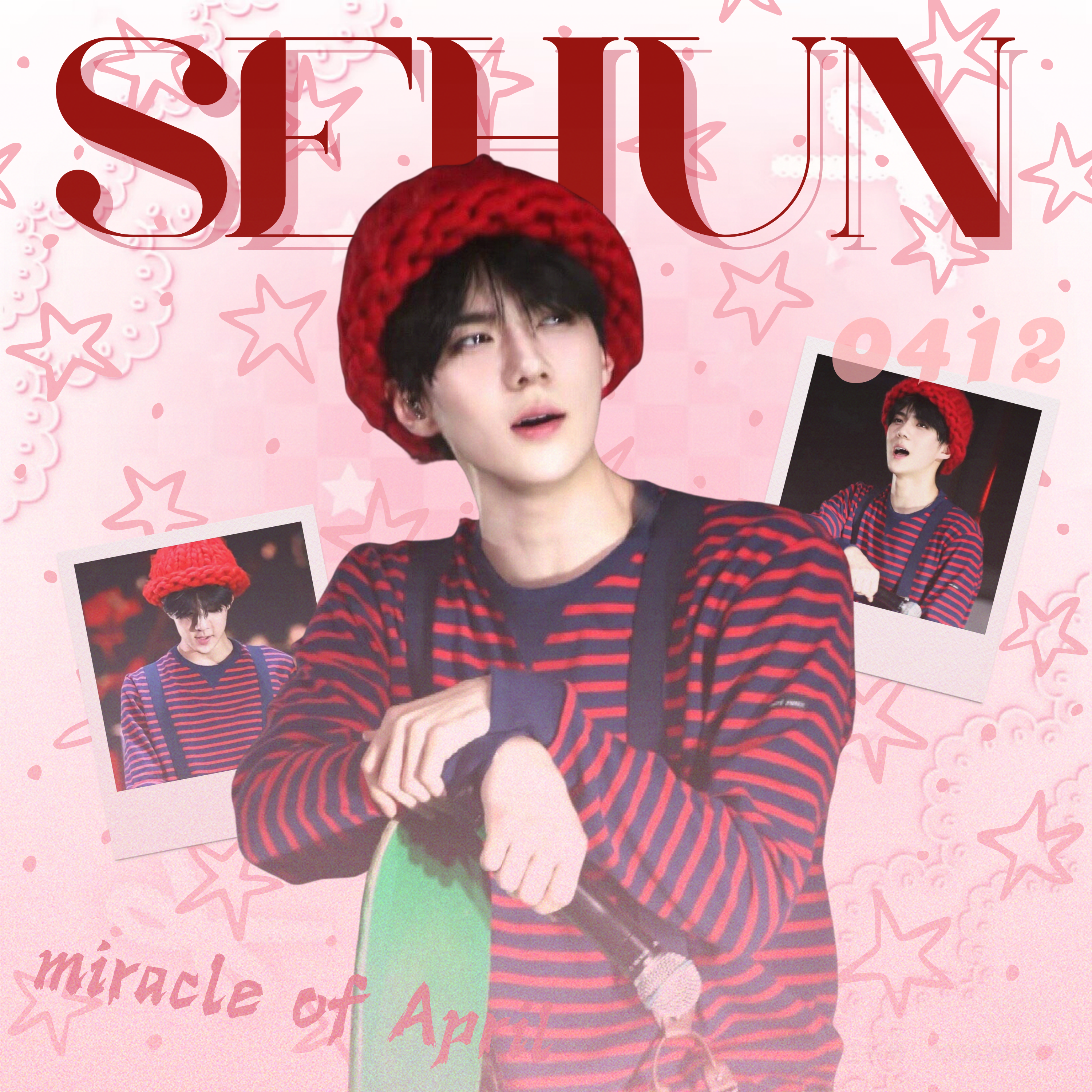 Recent activity shot of Sehun (EXO)