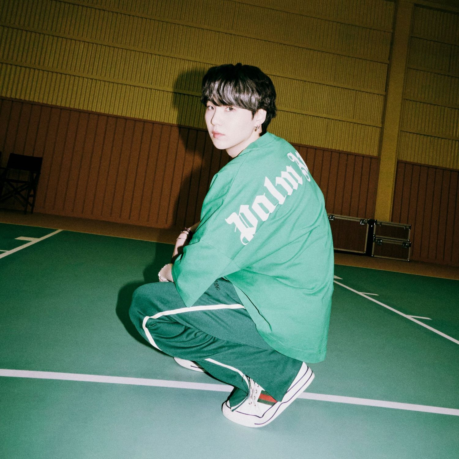 Recent activity shot of SUGA (BTS)