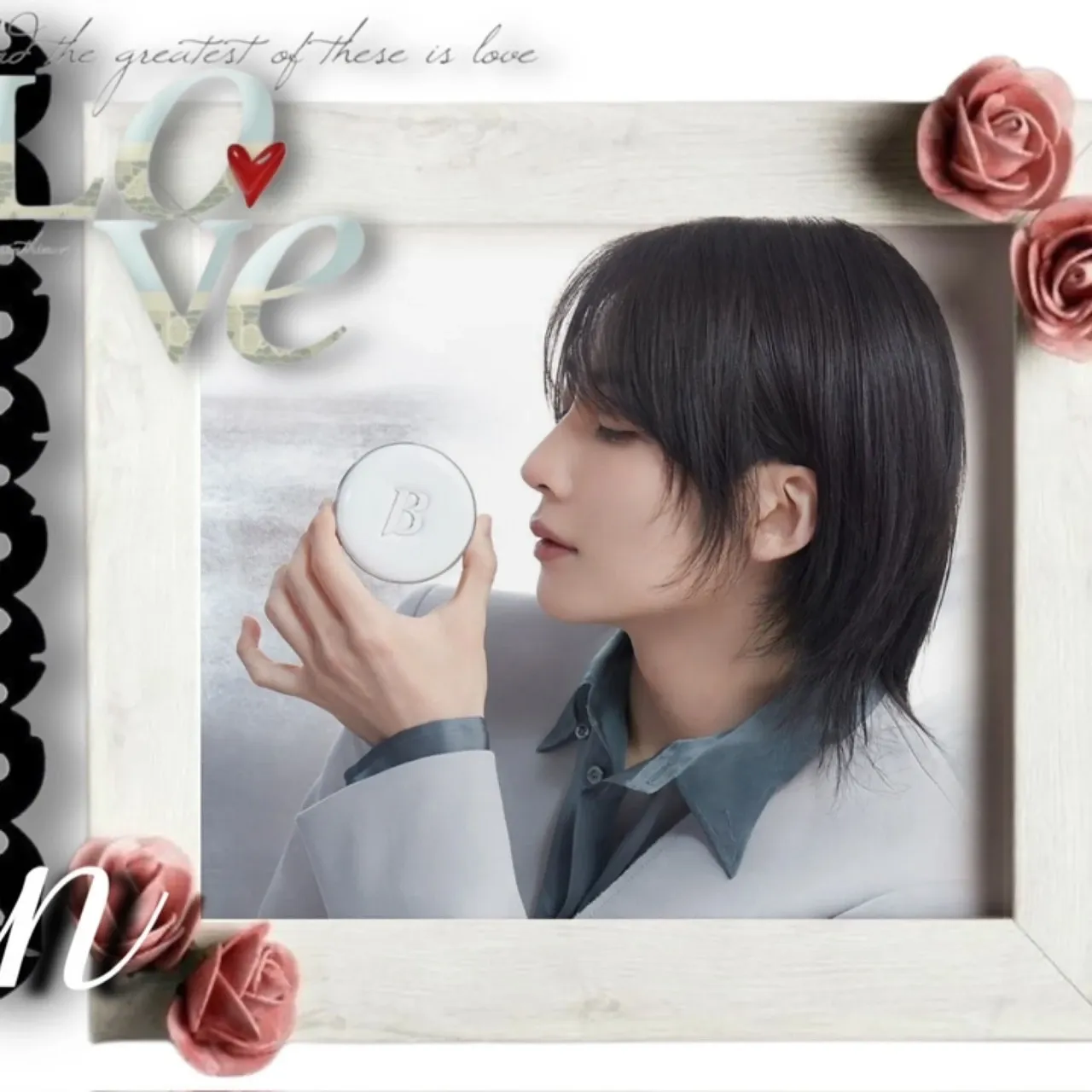 A moment captured by Jeonghan (SEVENTEEN)'s fan