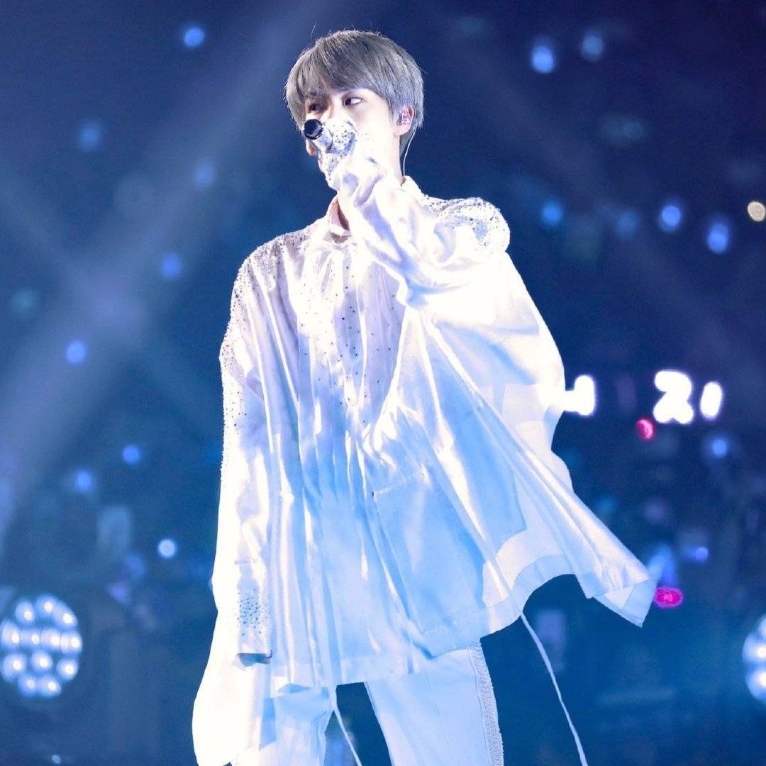 Recent activity shot of Jin (BTS)