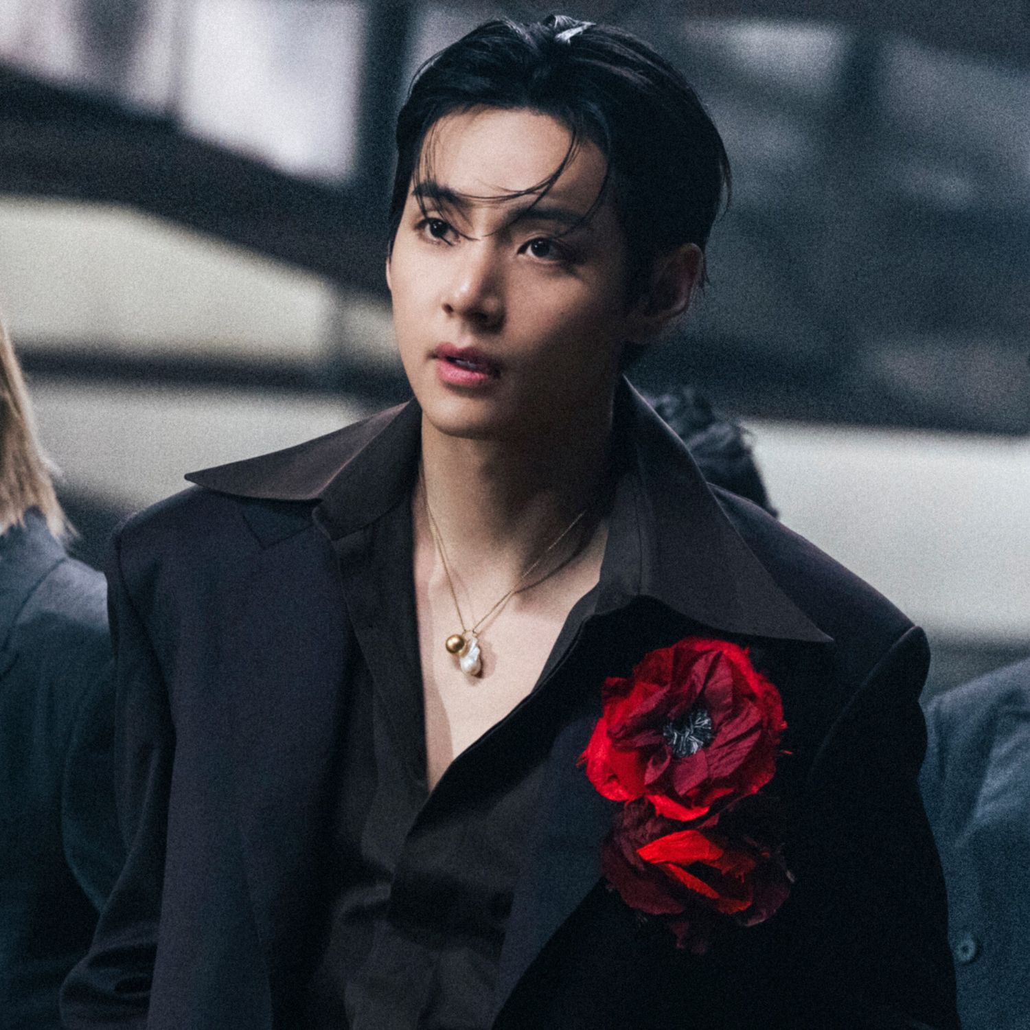 A moment captured by V (BTS)'s fan