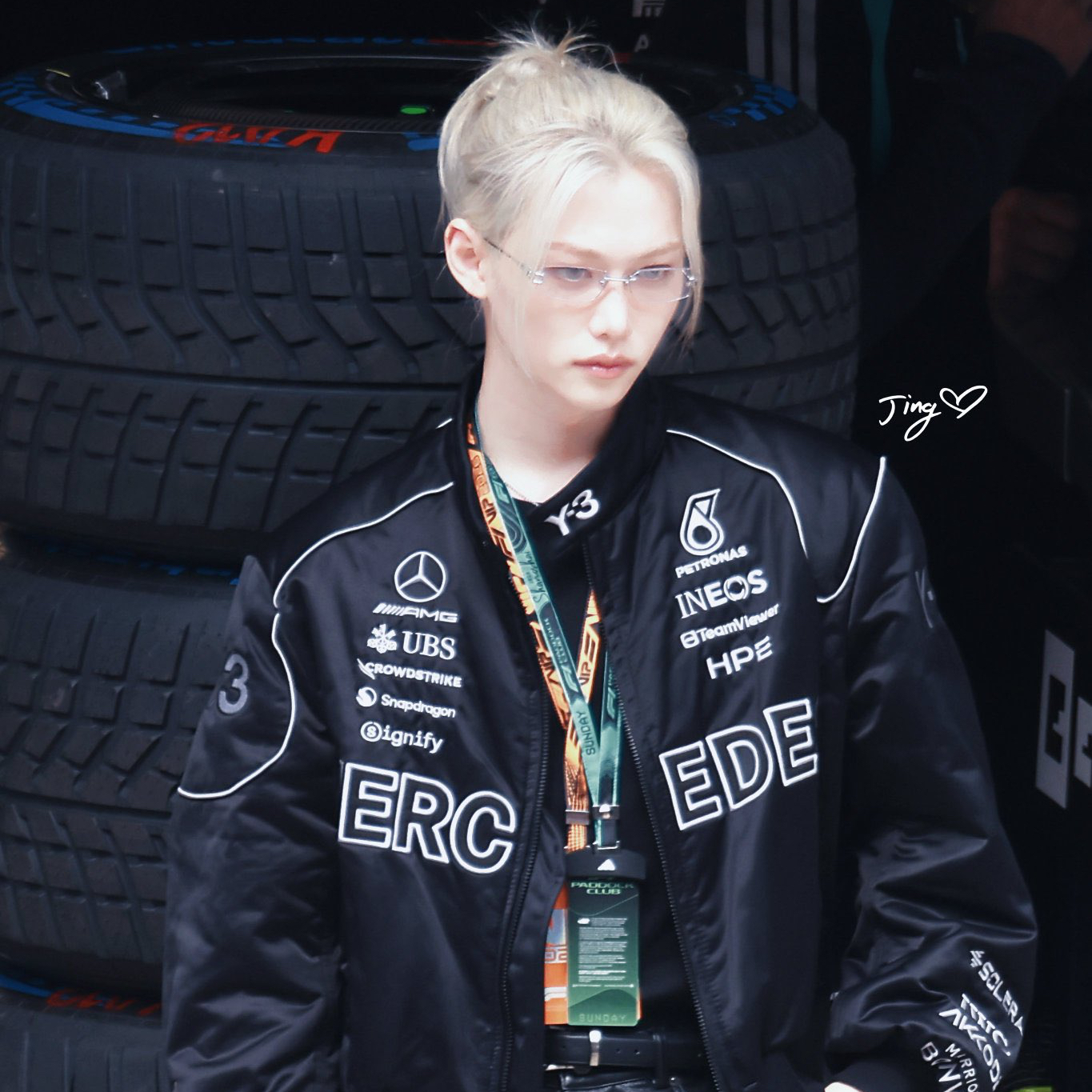 Recent activity shot of Felix (Stray Kids)