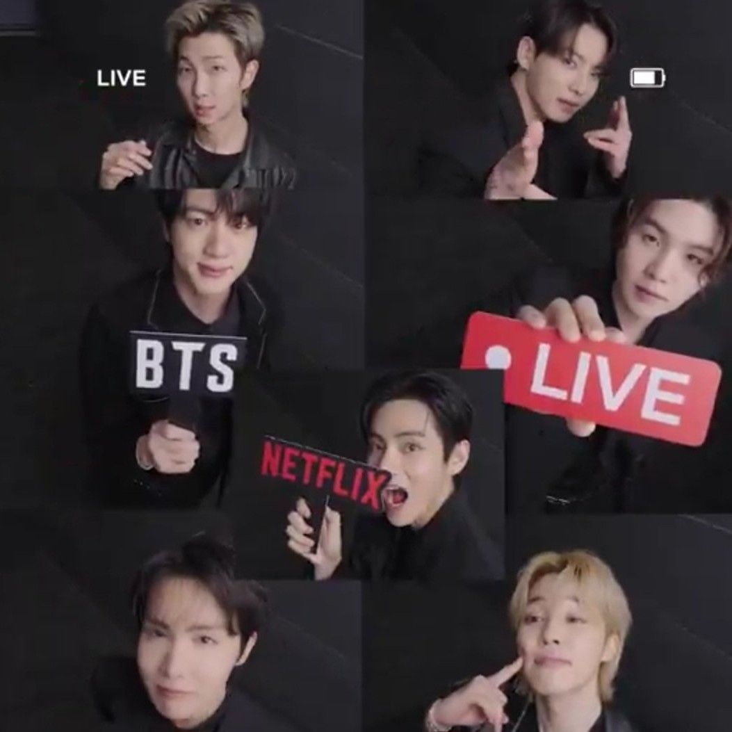 防彈少年團粉絲拍下的瞬間