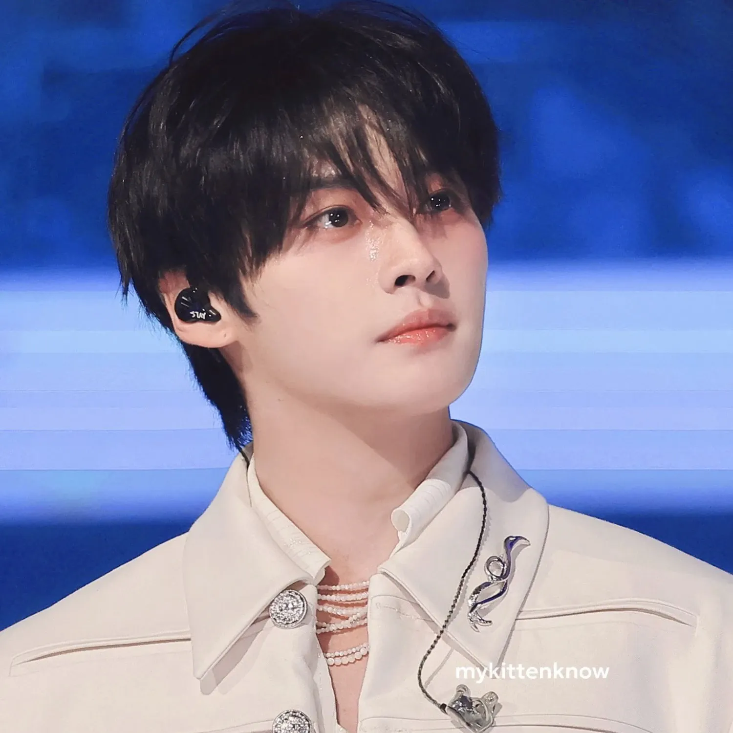 Recent activity shot of Lee Know (Stray Kids)