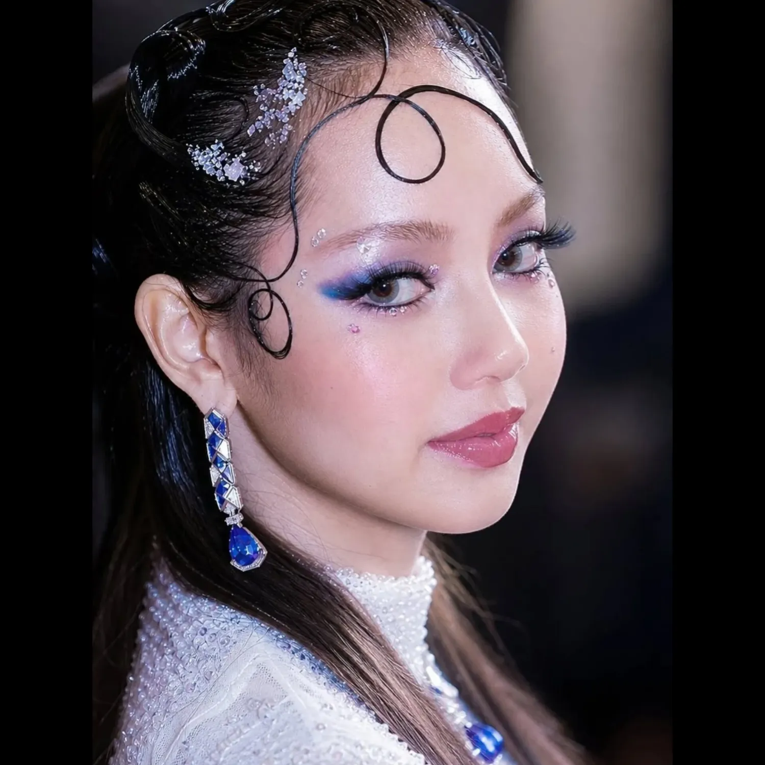 Momen yang diabadikan oleh penggemar Lisa (BLACKPINK)