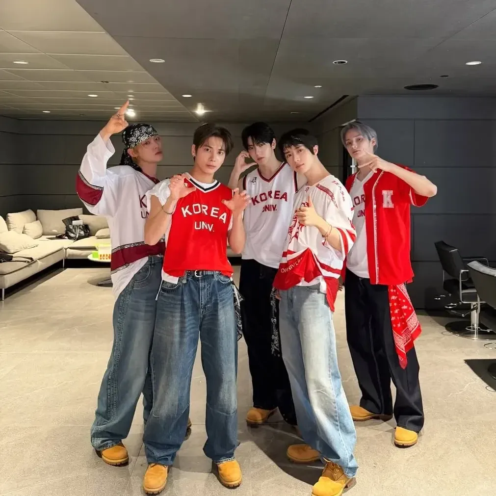 Recent activity shot of TOMORROW X TOGETHER