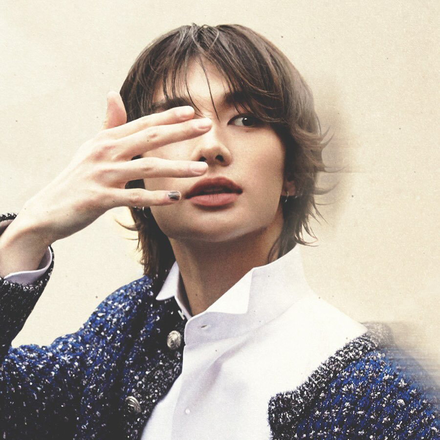 Recent activity shot of Hyunjin (Stray Kids)