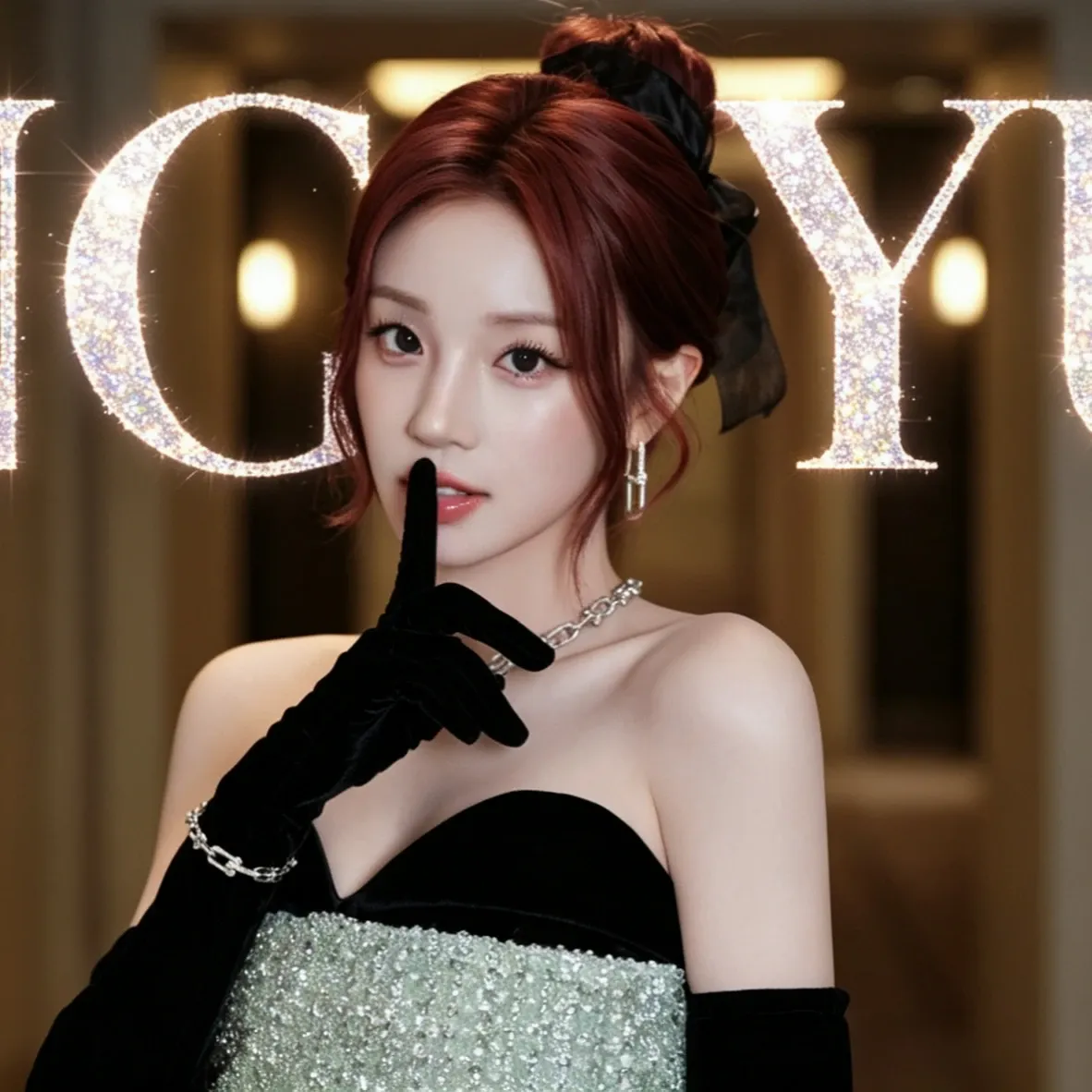 Potret di balik layar Yuqi (i-dle)