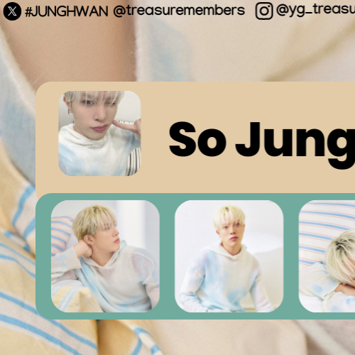 ソ・ジョンファン (TREASURE)の舞台裏ショット