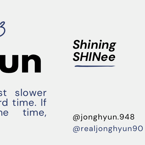 Recent activity shot of Jonghyun (SHINee)