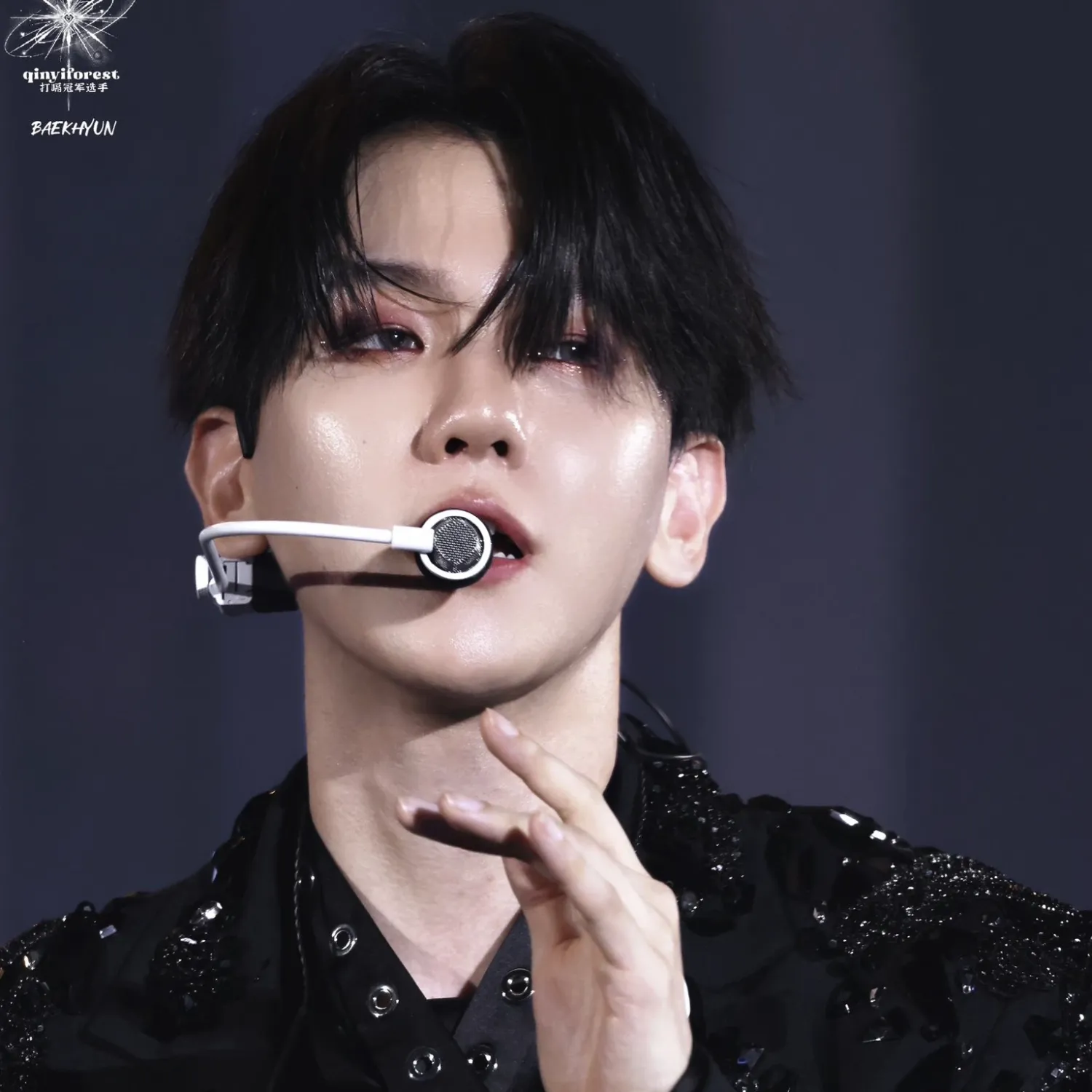 伯賢 (EXO)粉絲拍下的瞬間