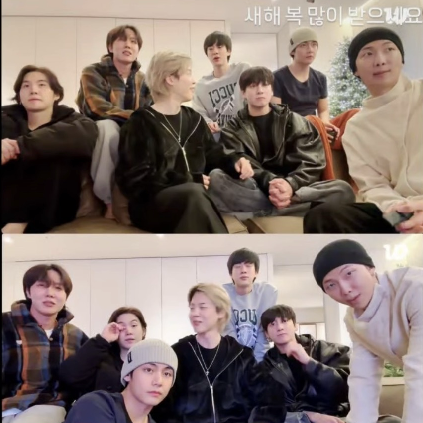 Recent activity shot of BTS