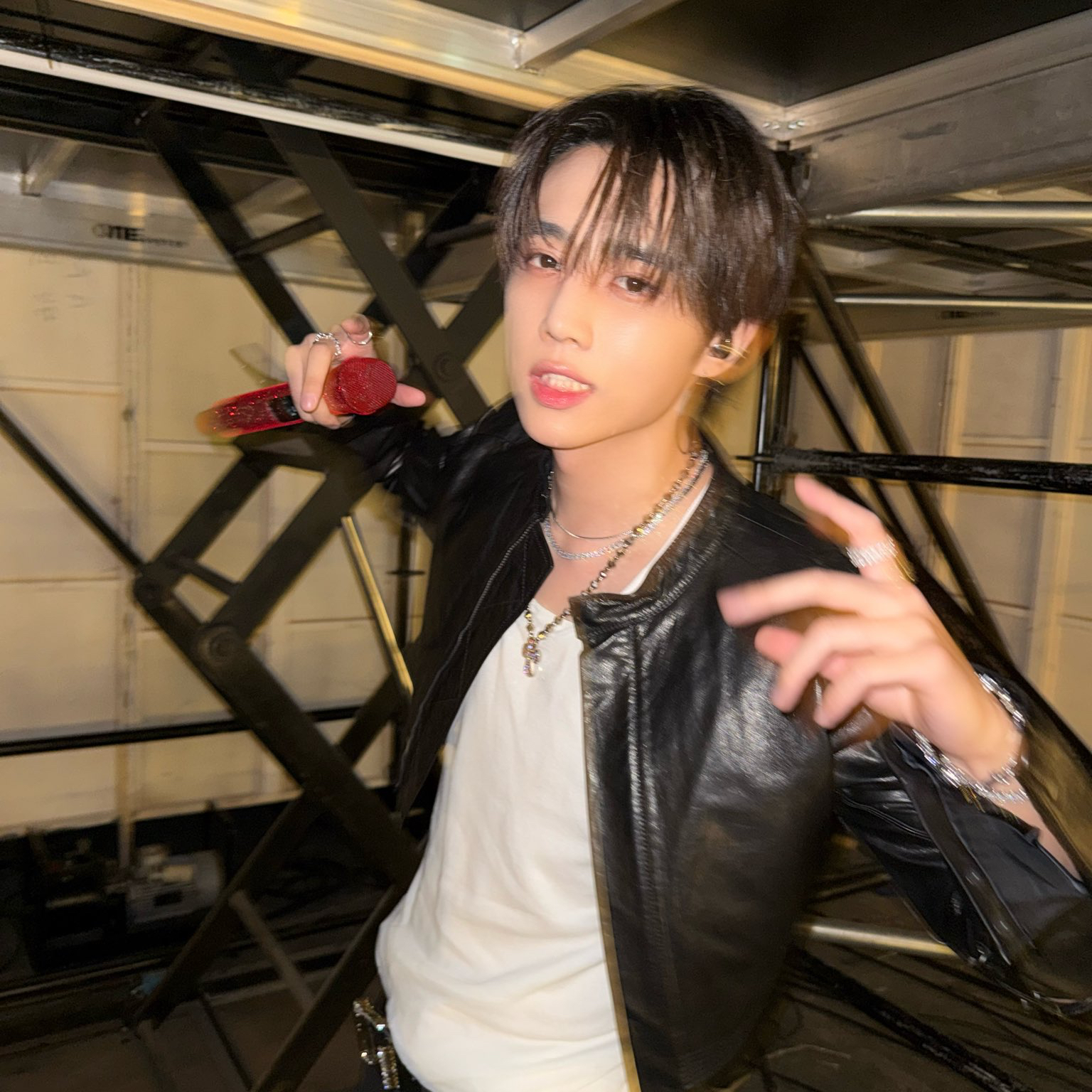 A moment captured by Sunwoo (THE BOYZ)'s fan