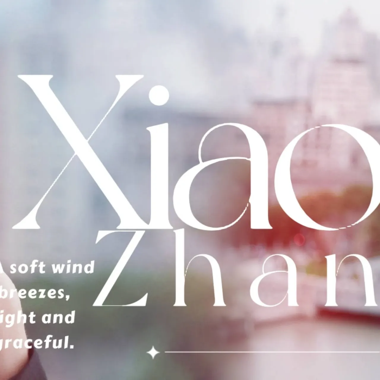 Recent activity shot of Xiao Zhan