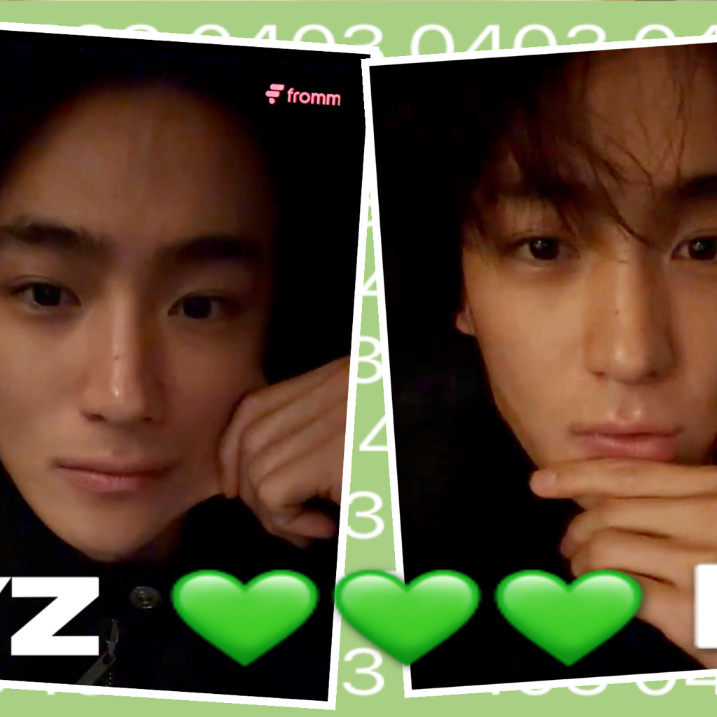 A moment captured by Hyunjae (THE BOYZ)'s fan