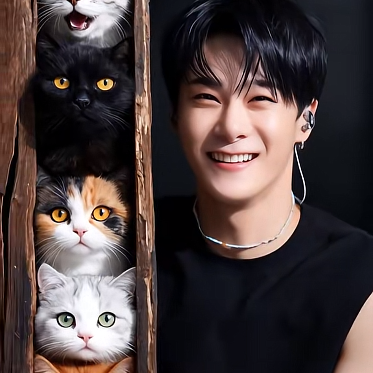 A moment captured by Moonbin (ASTRO)'s fan