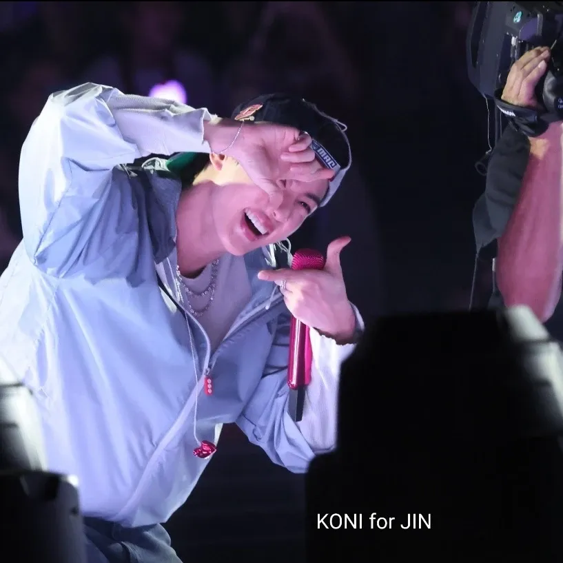 Recent activity shot of Jin (BTS)