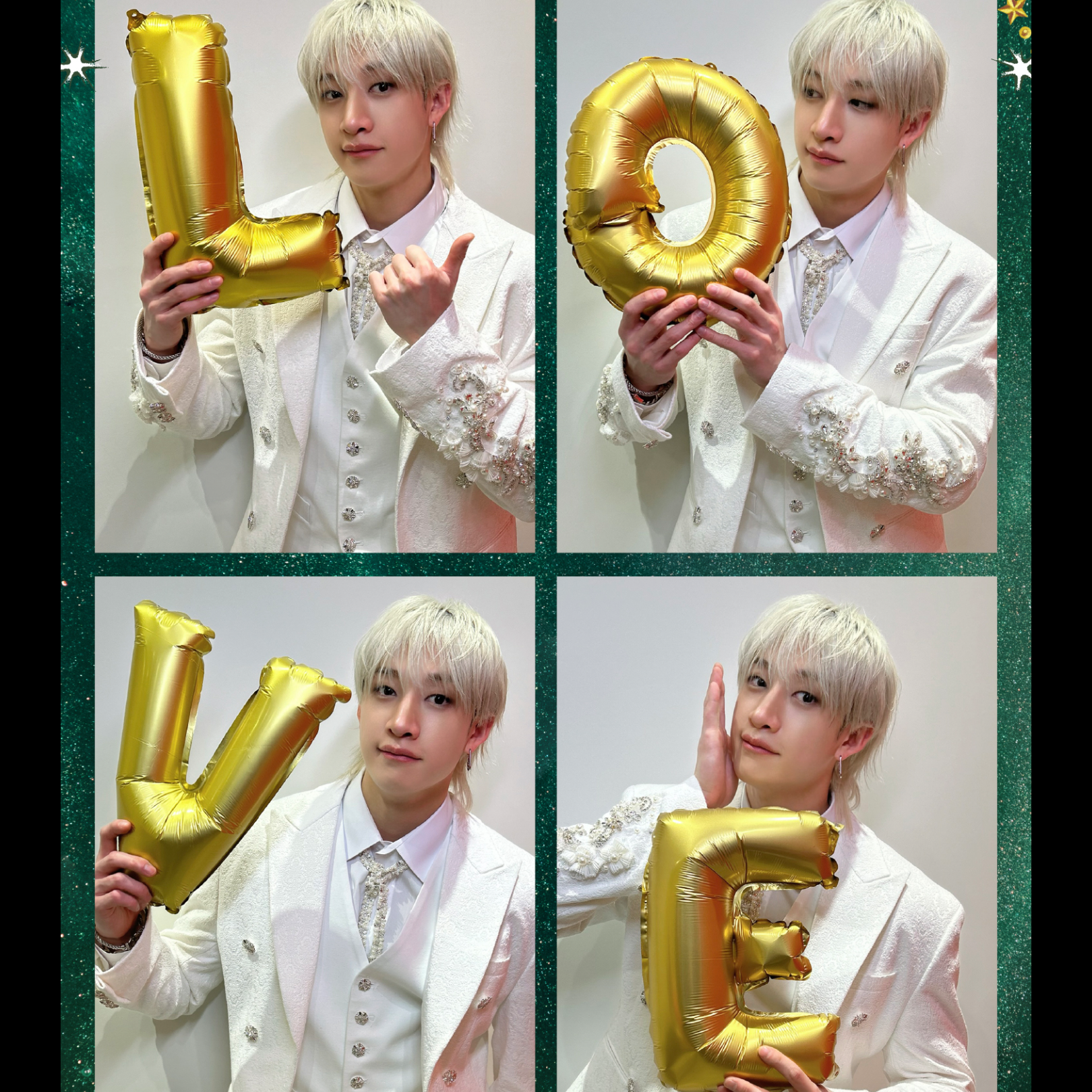 A moment captured by Stray Kids's fan