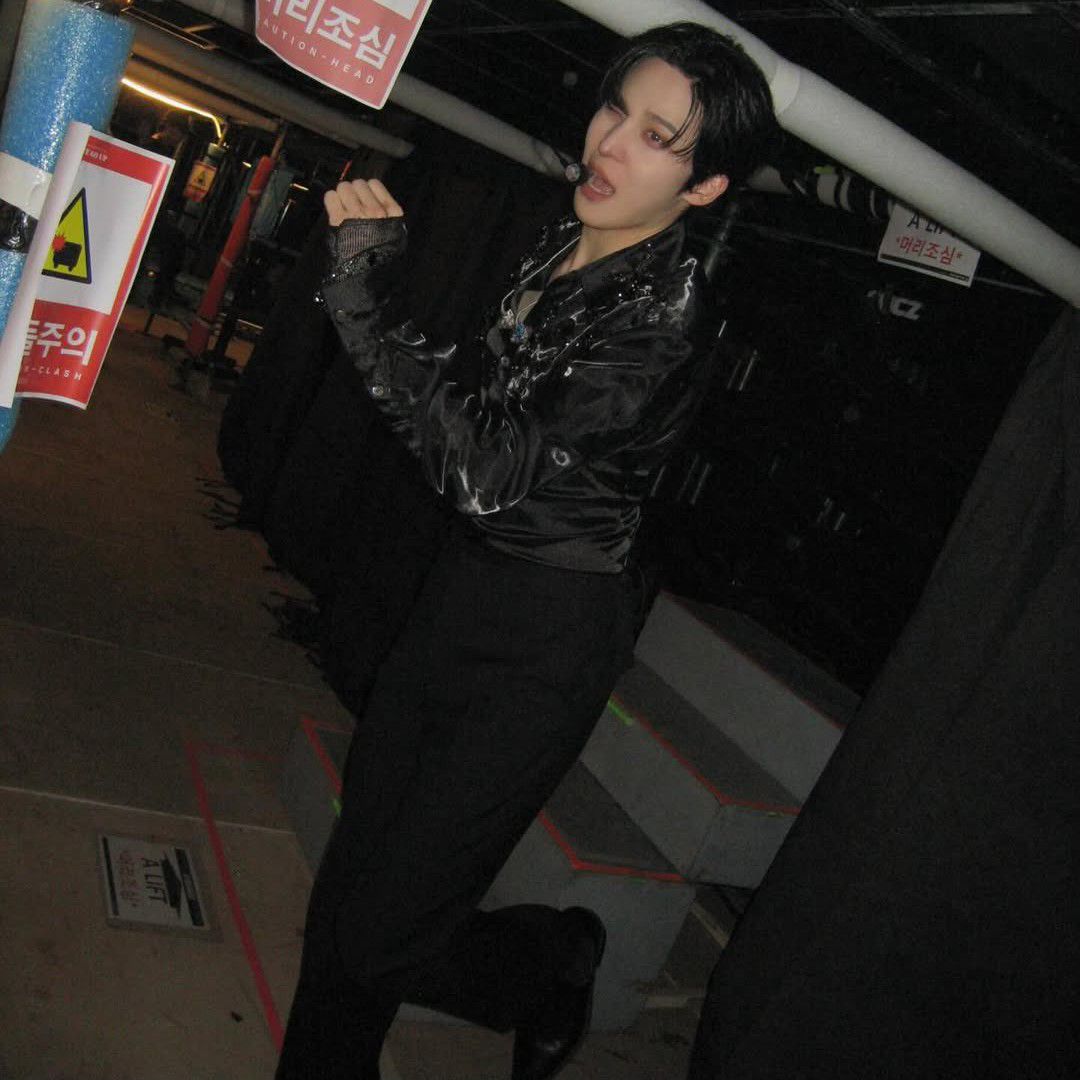 Recent activity shot of Yunho (ATEEZ)