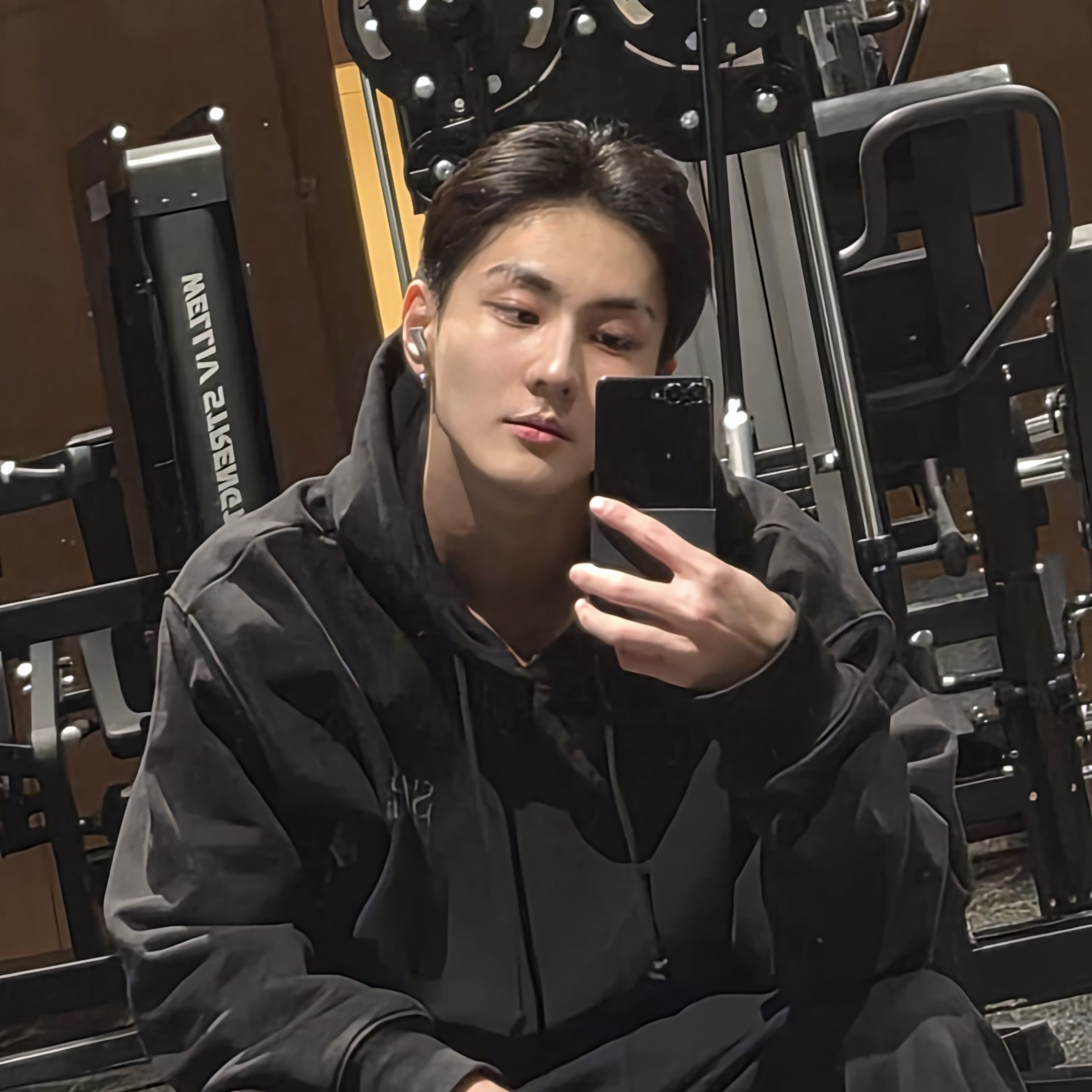 A moment captured by Jungwon (ENHYPEN)'s fan