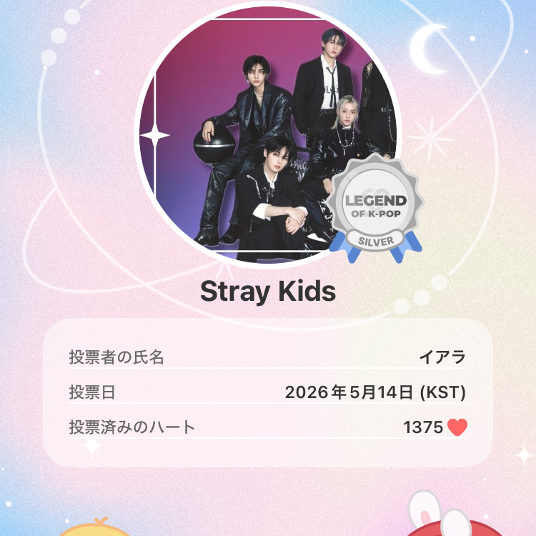 Recent activity shot of HAN (Stray Kids)