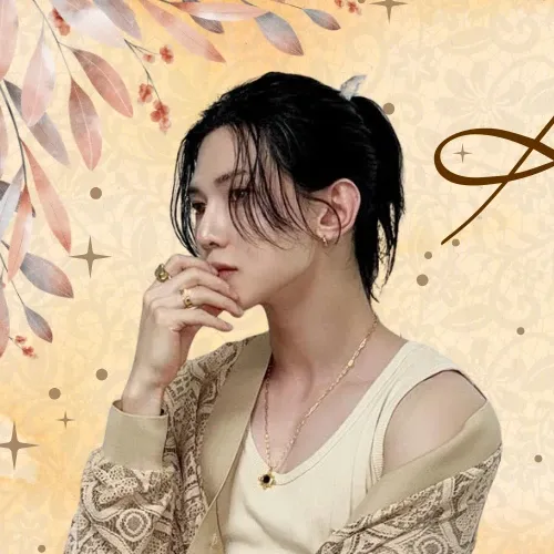 Recent activity shot of Yeosang (ATEEZ)